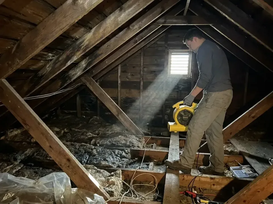 attic-water-damage-drying-proc-007 — frequently asked questions, Emergency Water Extraction & 24/7 Flood Response in Paddock…